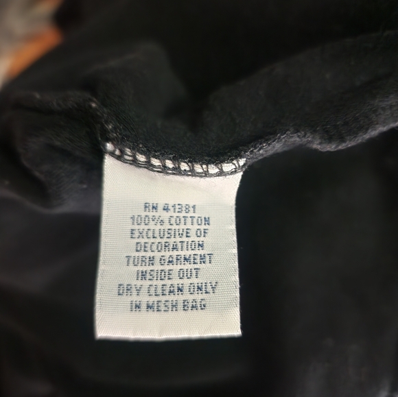 Black Polo Golf by Ralph Lauren 3/4 Zip-Up Sweater With Large White Horse - Picture 3 of 5